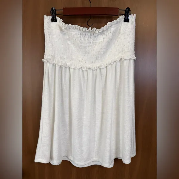 NWT- Lovers & Friends White Strapless NIKKI MINI‎ DRESS Size: XL - Image 5