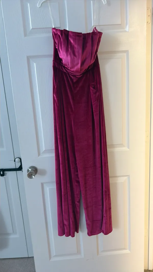 Burgundy Jumpsuit  - Image 2