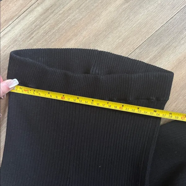 ALO Yoga | Denim Knit High-Waist Flare Pant - Image 5