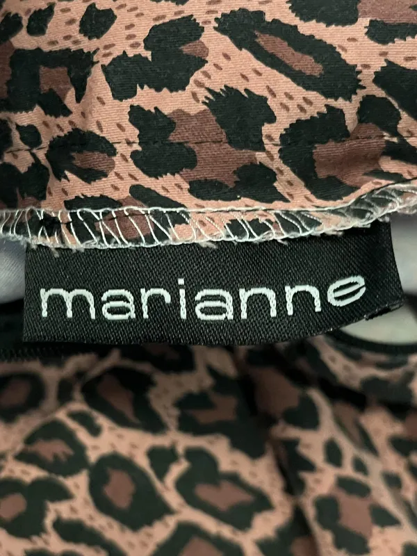 Marianne Skirt Womens 10 Leopard Print Animal Pencil Stretch Made in USA - Image 4
