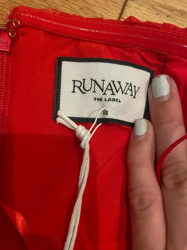 RUNAWAY THE LABEL Lottie Dress Red - Image 6