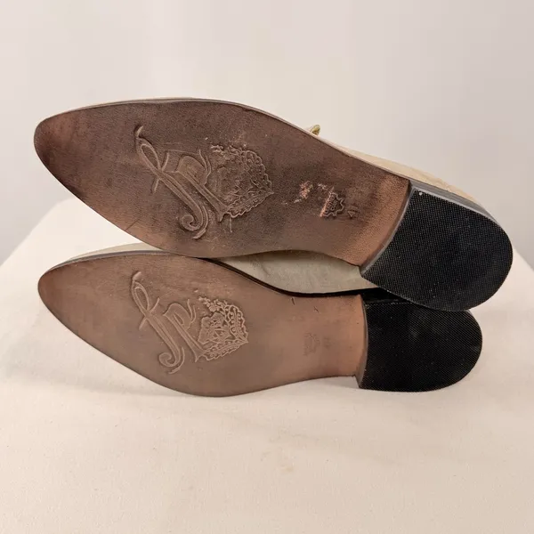 Free People Suede Pointed Toe Slip On Ankle Bootie in Taupe‎ Size 10 or 41 - Image 6