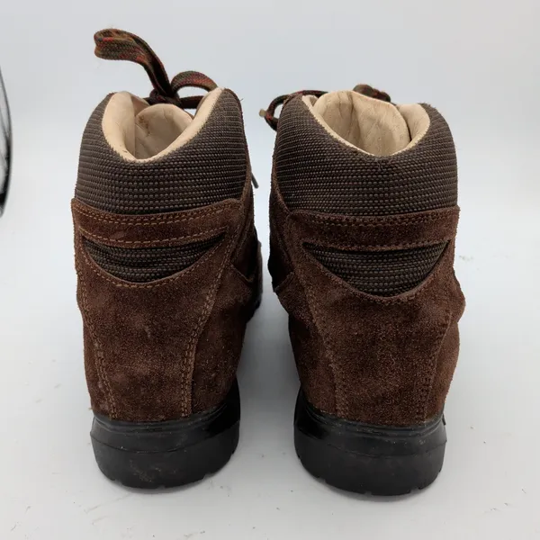 Vintage Asolo Brown Suede Hiking‎ Boots Vibram Sole Gorpcore Slovenia Womens 7 - Image 5