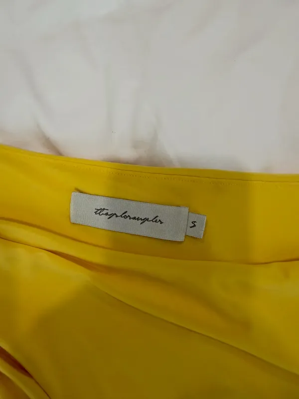 Yellow One Shoulder Dress - Image 3