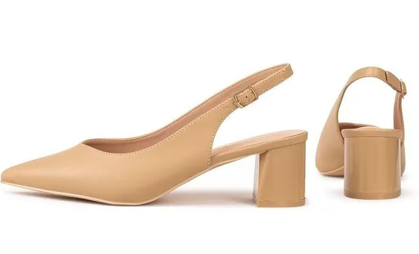 Frank Mully Women's Slingback Heels Pointed Toe Closed Toe Dressy Shoes size 9 - Image 3