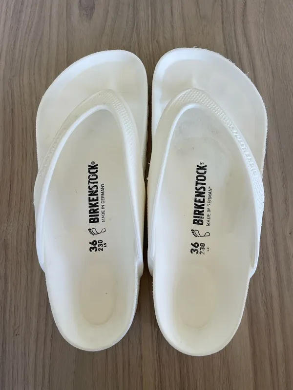 Birkenstock White EVA Flip-Flop Sandals - Image 2