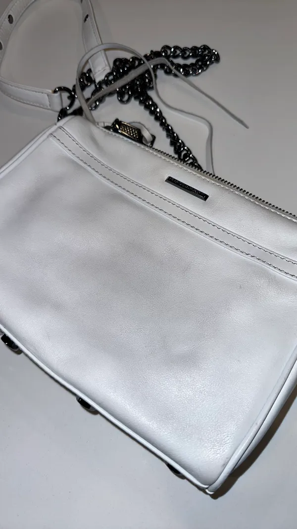 Rebecca Minkoff White Mini Mac Crossbody - Image 3