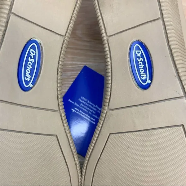 NWT Dr. Scholl’s Slip On Nude Comfort Leather Wedges, Size 10 - Image 11