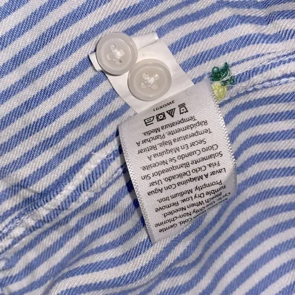 Time and Tru blue striped shirt size XLarge - Image 10