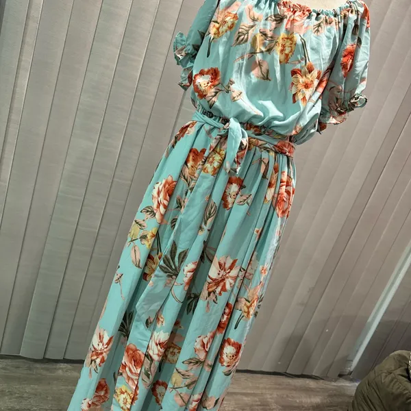 S🤍🌸AMTIOUS floral maxi dress ✨ Purple - Image 6