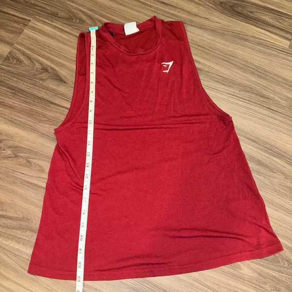 Gymshark Training Tank‎ Top - Women's Small Red Sleeveless Workout - Image 3