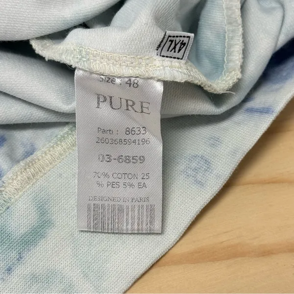 Pure Tie Dye‎ Sweatshirt T-shirt Blouse Puff Sleeve - Image 8
