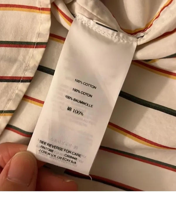 Madewell Central Shirt in Sadie Stripe- Size S - Image 8