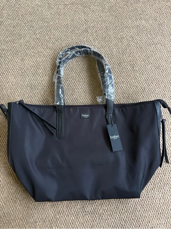 NWT Botkier New York Bond Nylon Tote Black Large Roomy - Image 2