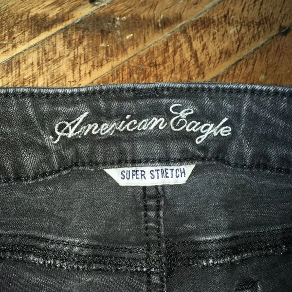 American Eagle super stretch black skinny jeans - Image 2