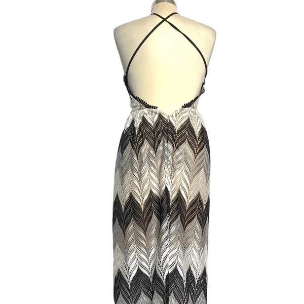 Dress the population Lucia‎ lace chevron maxi dress - Image 5