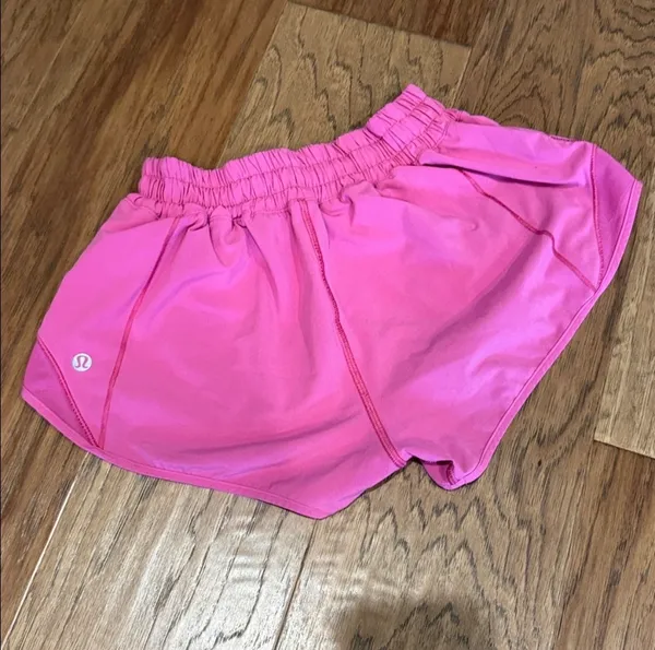 Lululemon Sonic Pink Hotty Hot Shorts - Image 2