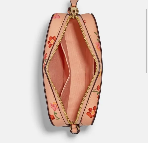 Coach NWT Pink MINI CAMERA BAG WITH MYSTICAL FLORAL PRINT - Image 3