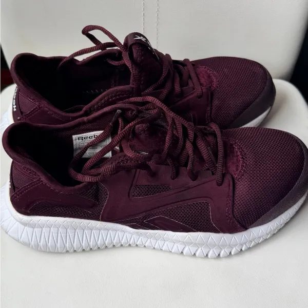 Reebok Flaxagon 3.0Women's work Burgundy Sneakers composite toe - Image 2