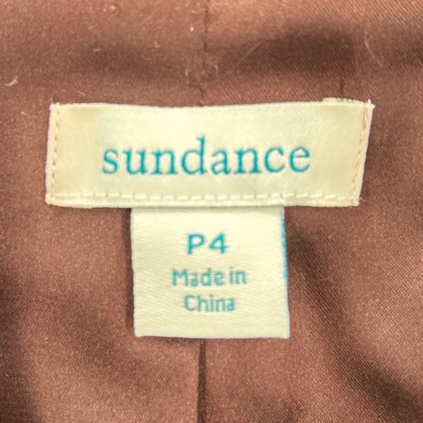 Sundance Plum Silk Blend Velvet Blazer Jacket Sz 4 Petite Notch Lapel Workwear‎ - Image 8