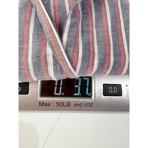 Grayson The Hero Striped Button Down Shirt Cotton Blue Red Size 01 Small - Image 16