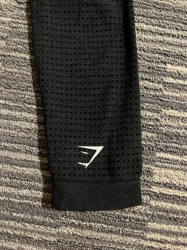 Gymshark Leggings Adapt Seamless Marl Black Grey - Image 4