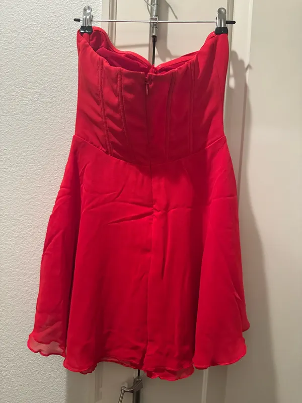 White Fox Boutique Red Corset Dress - Image 2