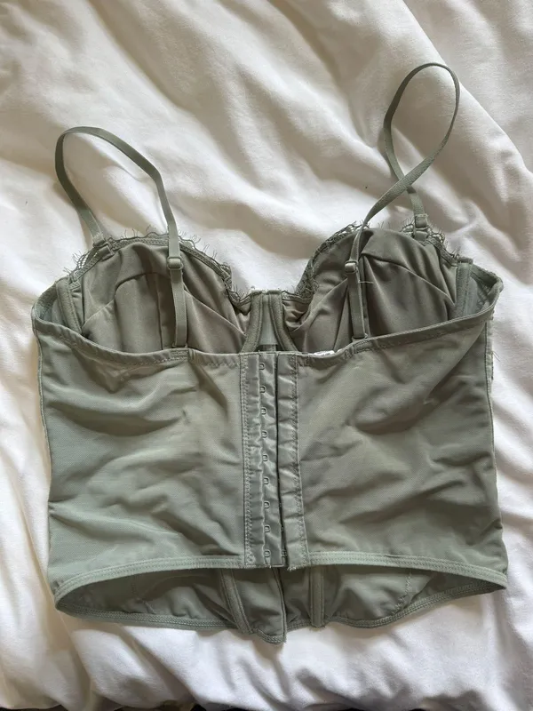 Garage Green Corset Top - Image 3
