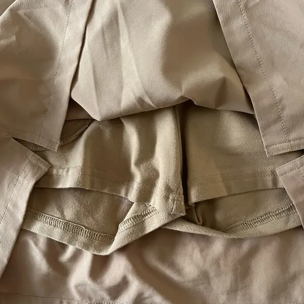 GreenTea Beige Tennis Skirt Tan Size M - Image 5