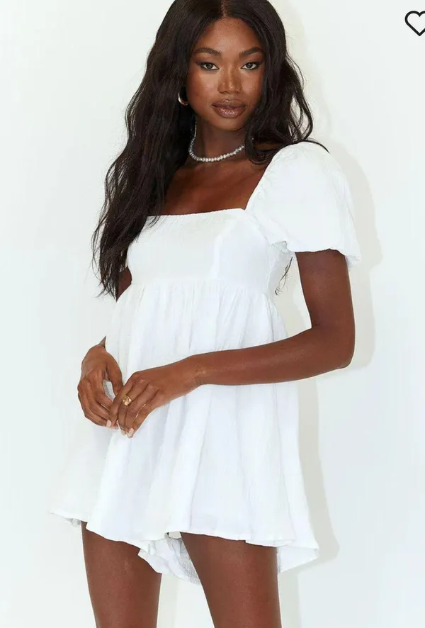 Princess Polly Lorna Romper White - Image 2