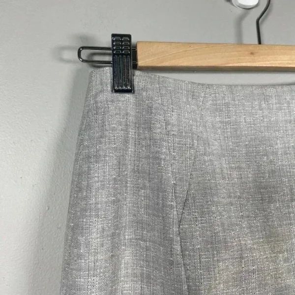 Reiss Gray Wool Blend Pencil‎ Skirt Size 2 Classic Business Casual Minimalist - Image 3
