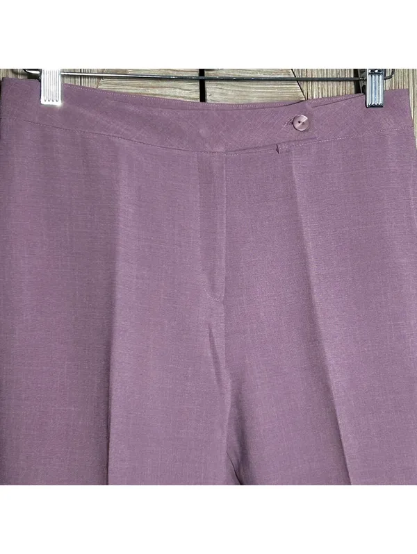 Mauve 2-Piece Tailored Pant Suit Size L Office Siren & Corpcore Aesthetic - Image 6