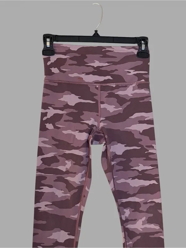 Athleta Girls' Plum Camo High-Rise Leggings - Image 3