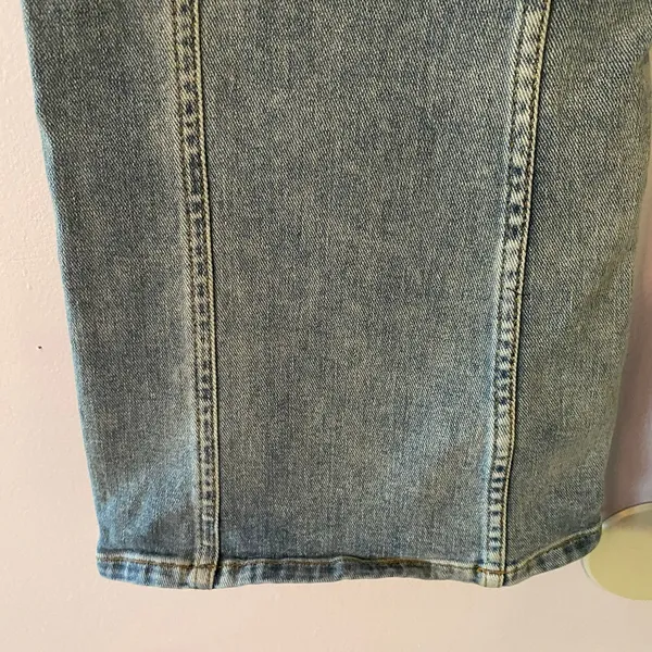 We The Free Firecracker Flare Jeans Light Wash High Rise Red Stars Retro size 30 - Image 6