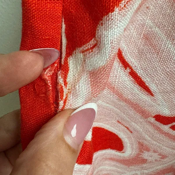 Farm Rio Monsteras 100% Linen Vibrant Tropical Vacation Mini Dress Size Small - Image 10