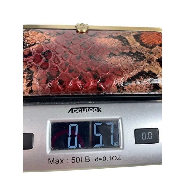 Depeche Mode Y2K Snake Print Clutch Wallet Vegan Leather Mob Wife - Image 8