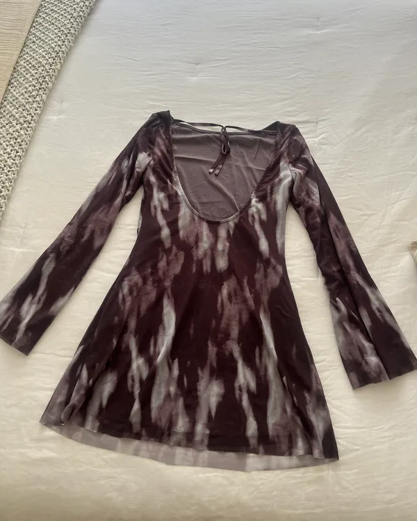 Princess Polly Lukea Long Sleeve Mini Dress - Image 5