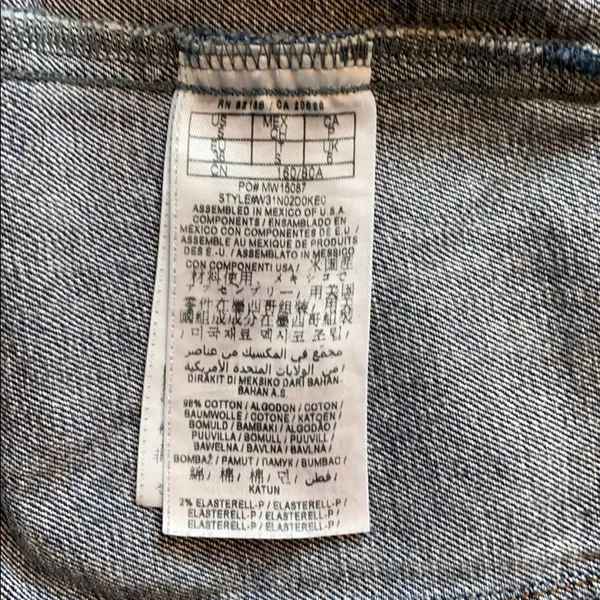Vintage Guess Denim Jacket Distressed Women’s Small - Image 6