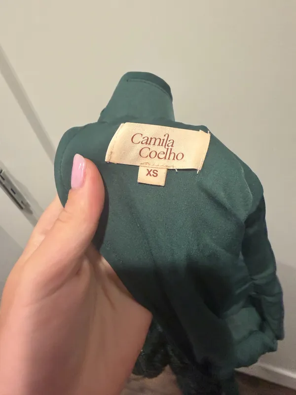 Camila Coelho Cassie Green Sequin Mini Dress - Image 5
