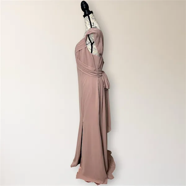 Baltic‎ Born Opal Sweetheart Gown 1X Mauve Pink Formal Wedding Guest Maxi Dress - Image 9