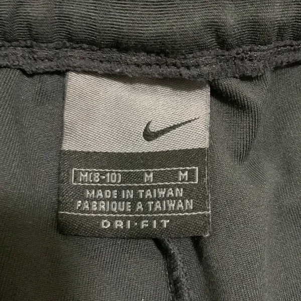 NIKE Dri fit zip up leggings straight leg gym training yoga size MEDIUM (8-10) - Image 4
