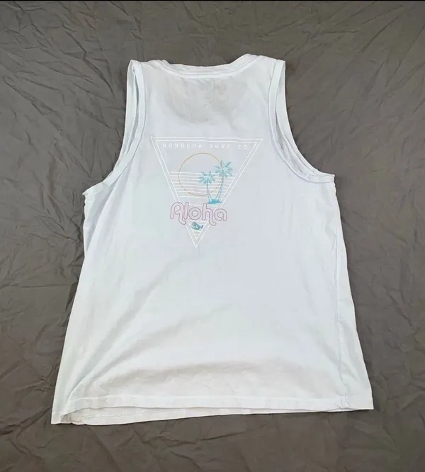 Aloha Tank Top White - Image 5