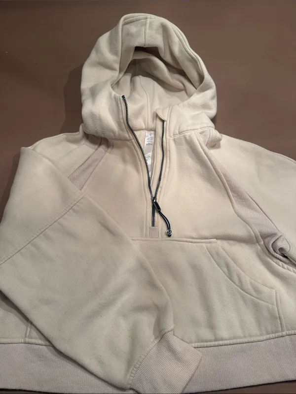 Lulu Lemon Scuba Oversized Half-Zip Hoodie - Image 3