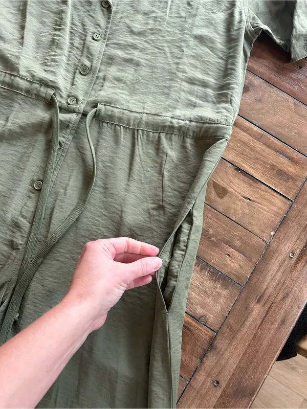 Anthropologie Tiny Heidi Green Jumpsuit M - Image 9