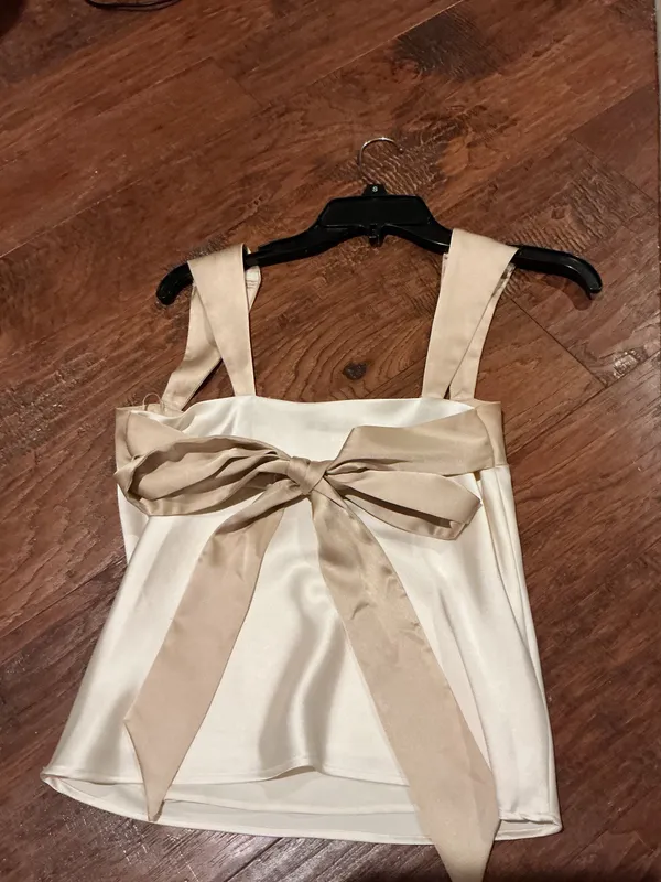 Gianni Bini Cream and Gold Top - Image 2