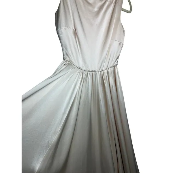 House of CB London Shayla Vintage Cream Midi Dress Sz. XS - Image 4