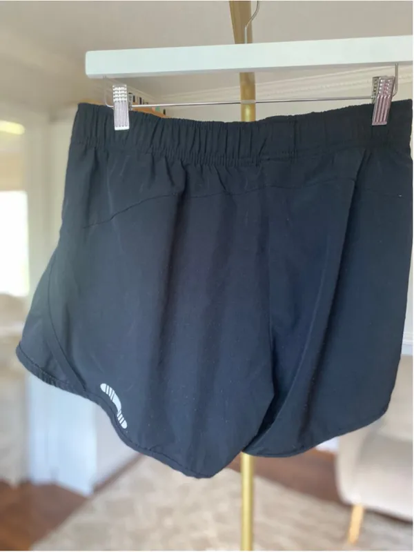 BCG Running Black Athletic Lined Shorts Performance Activewear Gym Running Large - Image 3