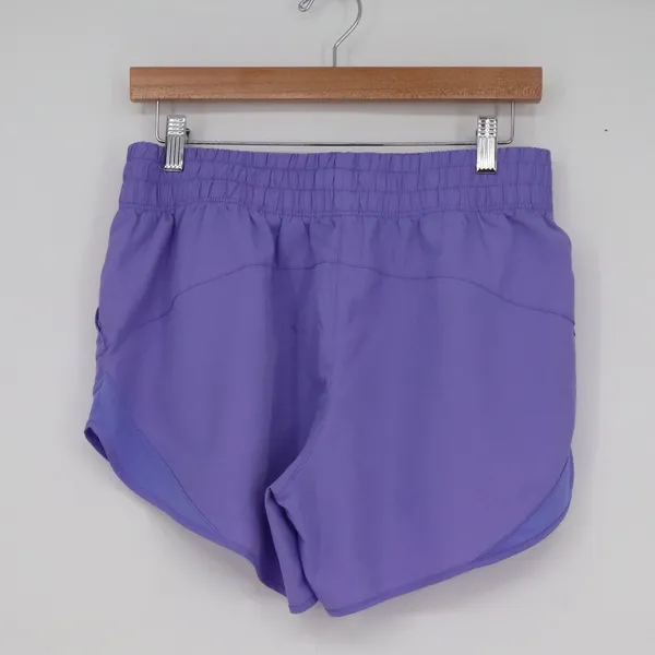 Athletic Works Womens Purple Mesh Trim Running Shorts Size M 8-10 - Image 4