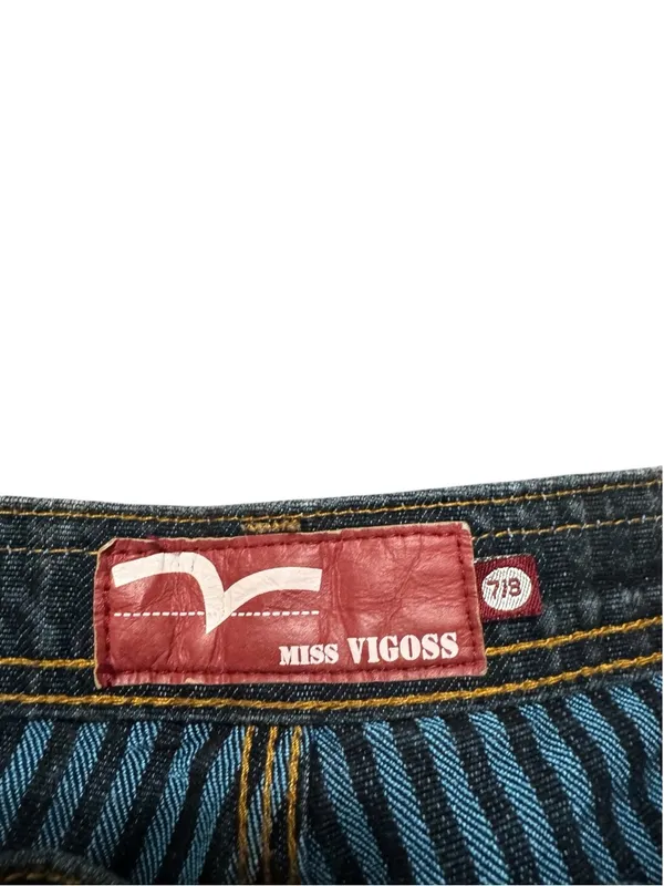 Vintage Y2K Low Rise Dark Wash Jeans - Image 6
