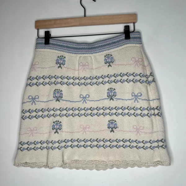 Love Shack Fancy Pawley Knit Mini Skirt Size Large - Image 7
